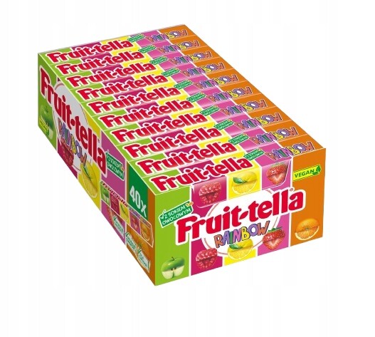 Fruittella Žvýkačka Rainbow 41g/40/320