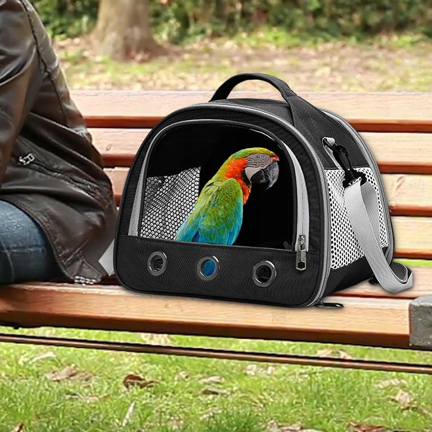 Skládací Přepravka pro ptáky Papoušků Ptáků Panorama 4 Barvy