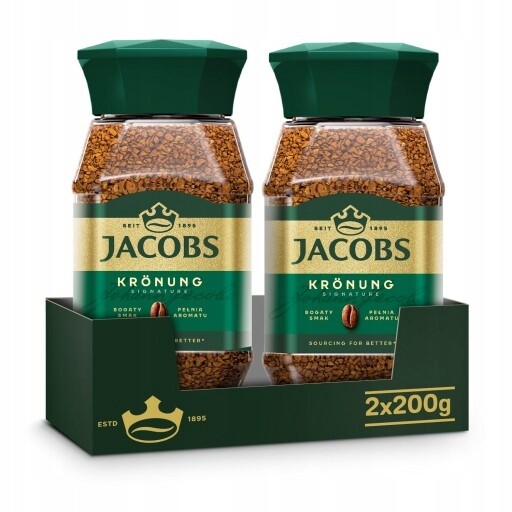 Kawa rozpuszczalna Jacobs Kronung 2x 200g