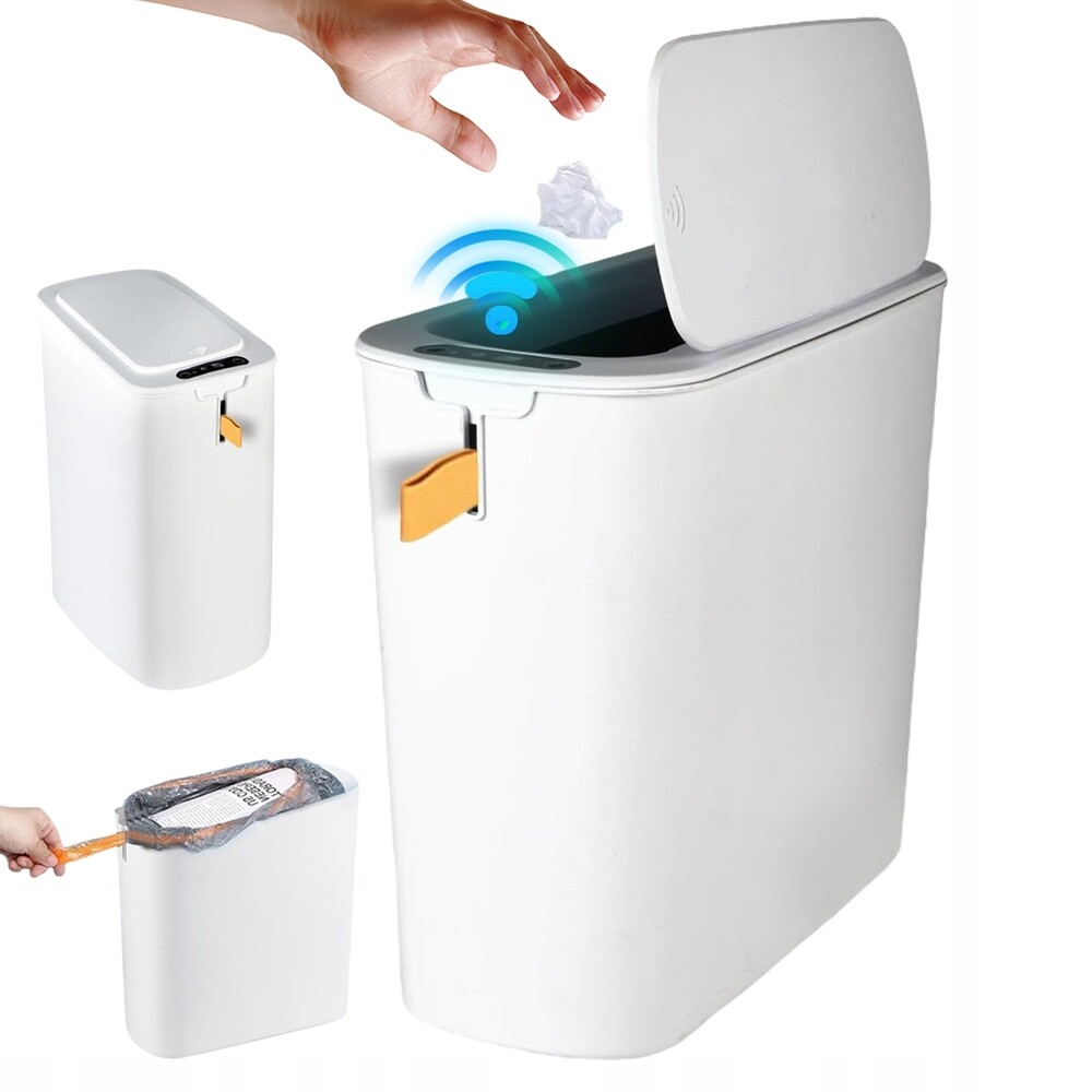 Elektrický Odpadkový Koš S Automatickým Víkem Pro Domácnost I Kancelář