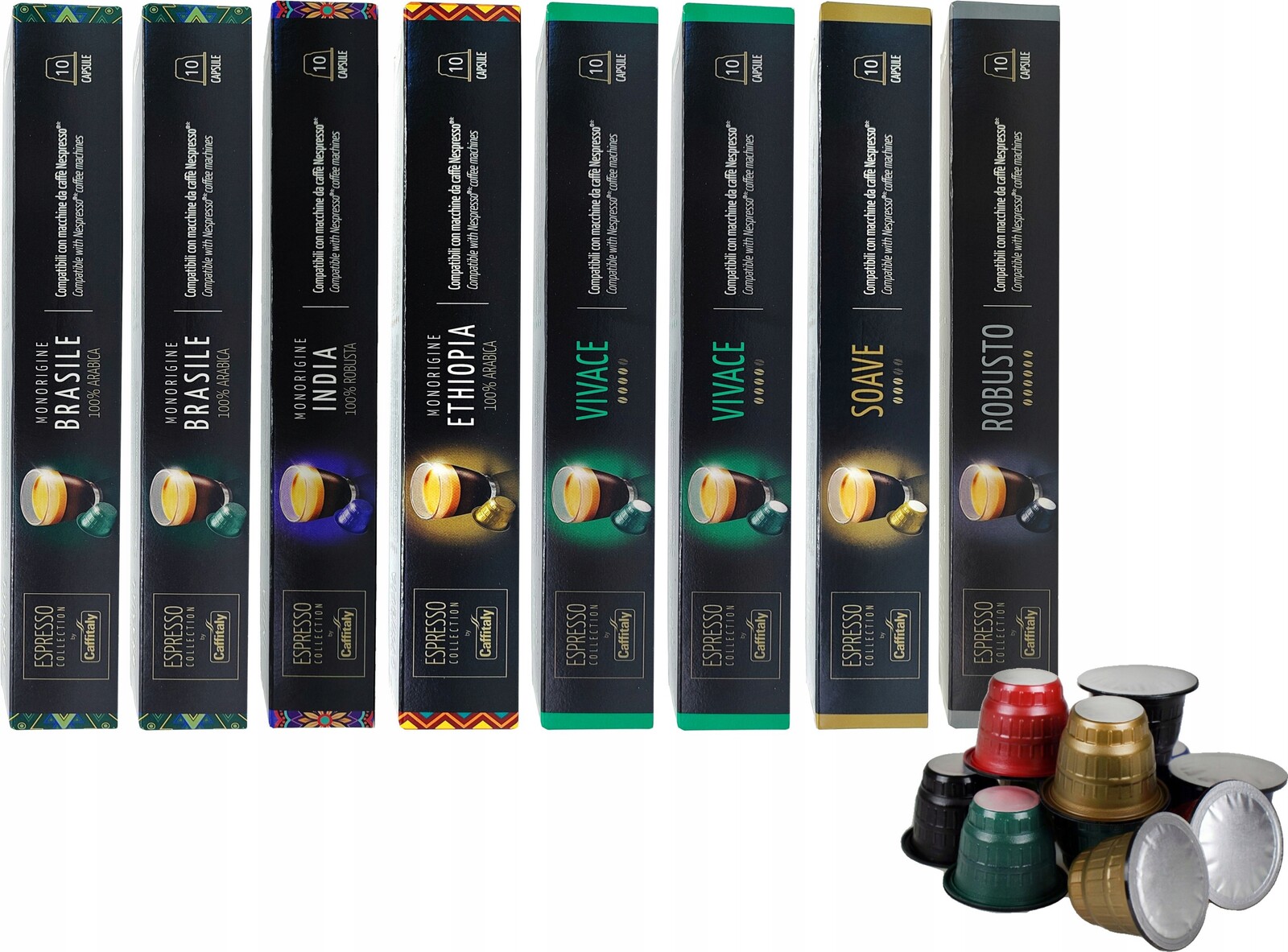 Kapsle pro Nespresso Caffitaly Sada 80 kusů