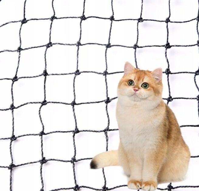 Síťka Na Balkon Pro Kočky 6 x 2 m, ochranná, balkonová Holubice.