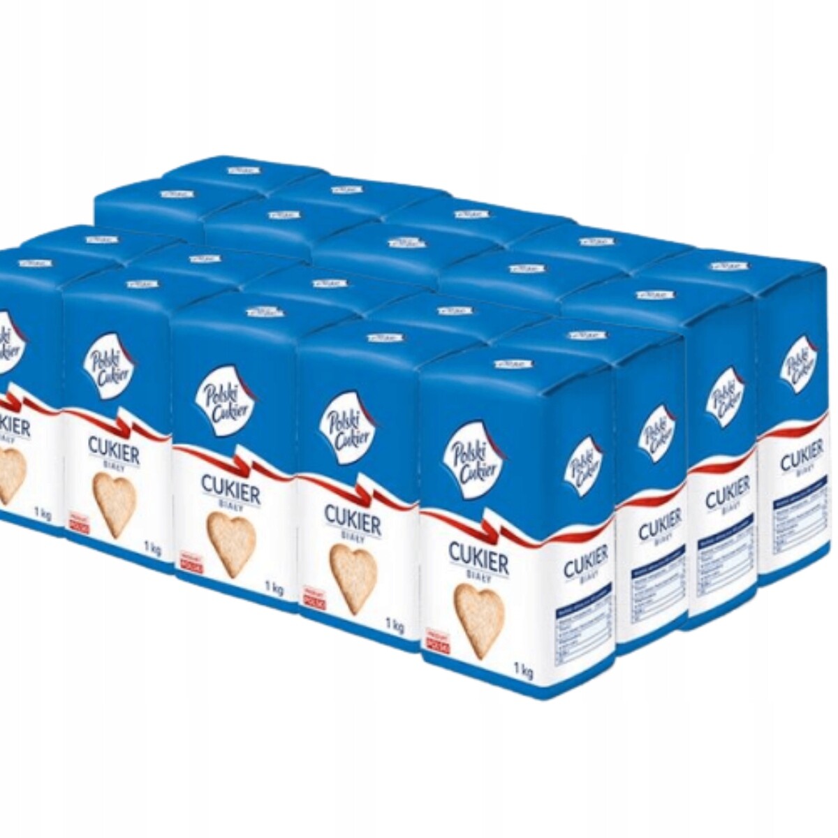 Cukr Bílý Polský 1kg x 20ks 20kg Sypký Sladký