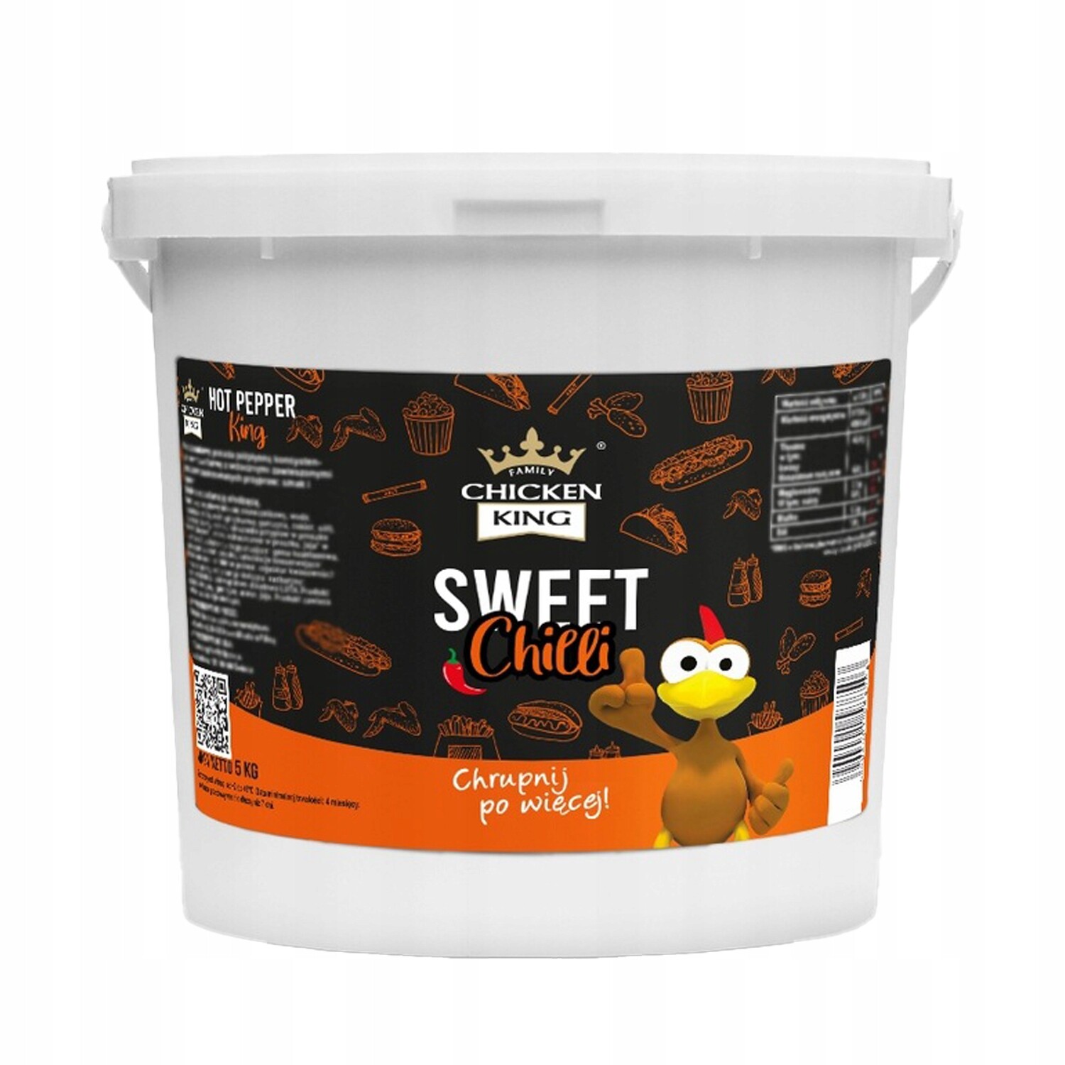 Omáčka Chilli King 5 kg sladko-ostrá omáčka kbelík horeca na kuře