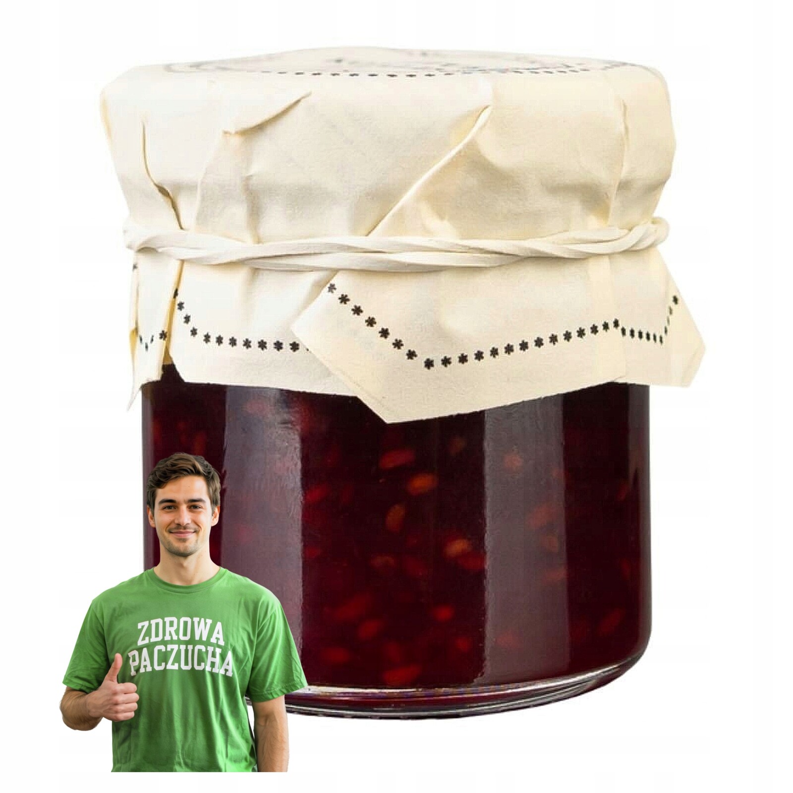 Zavařenina malinová mini sada 20 kusů malých ovocných sklenic 40 g