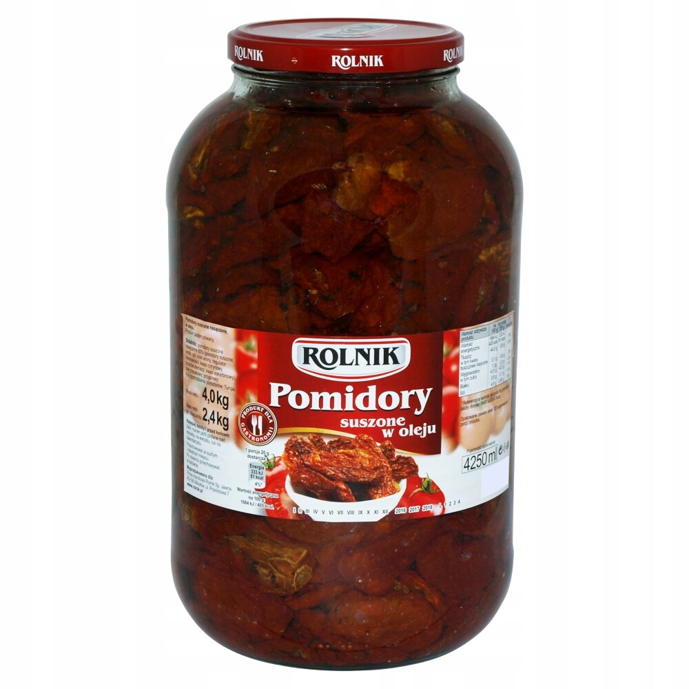Rolnik Rajčata v oleji 4,0 kg