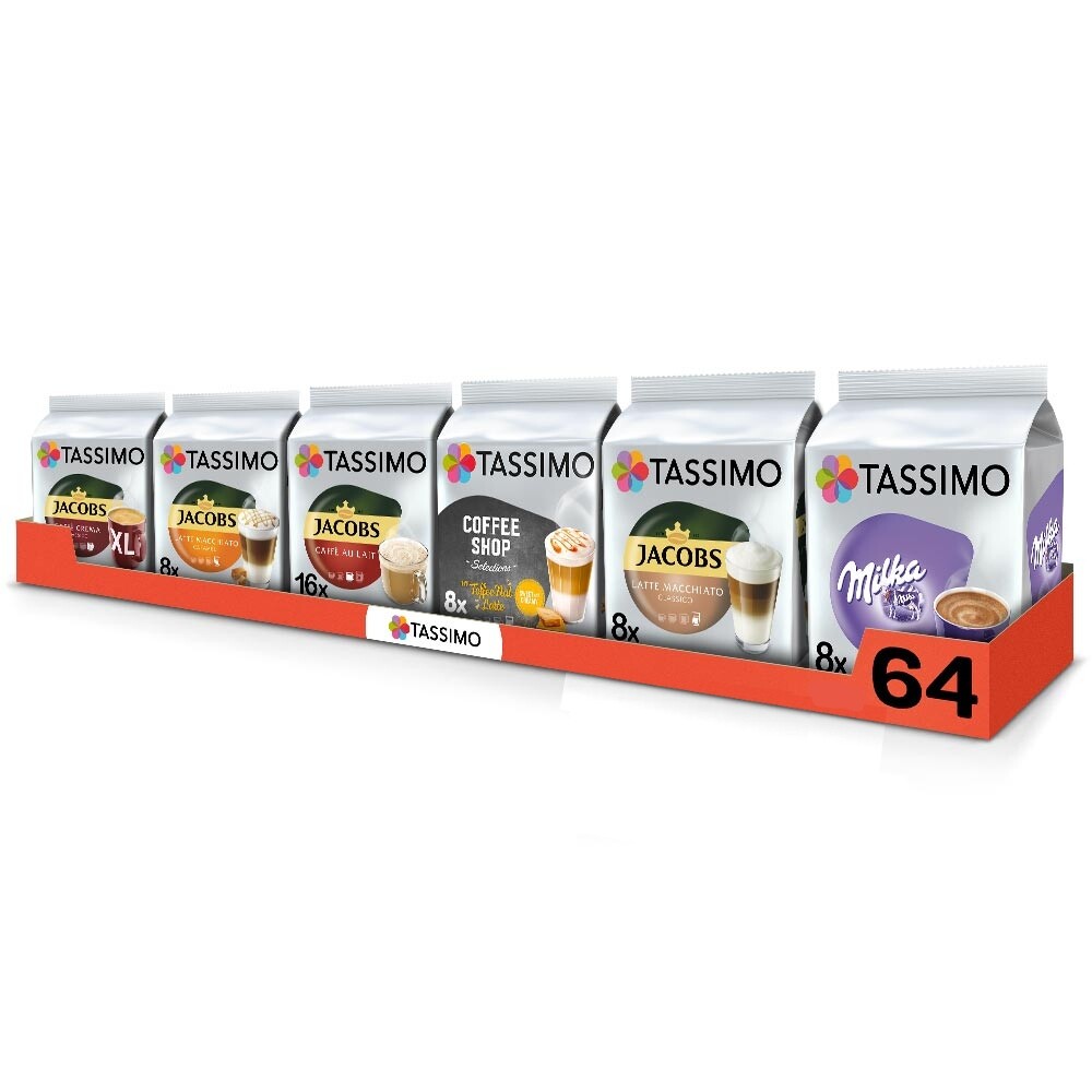 Kapsułki Tassimo Jacobs zestaw mix kaw latte, 5+1 Zdarma