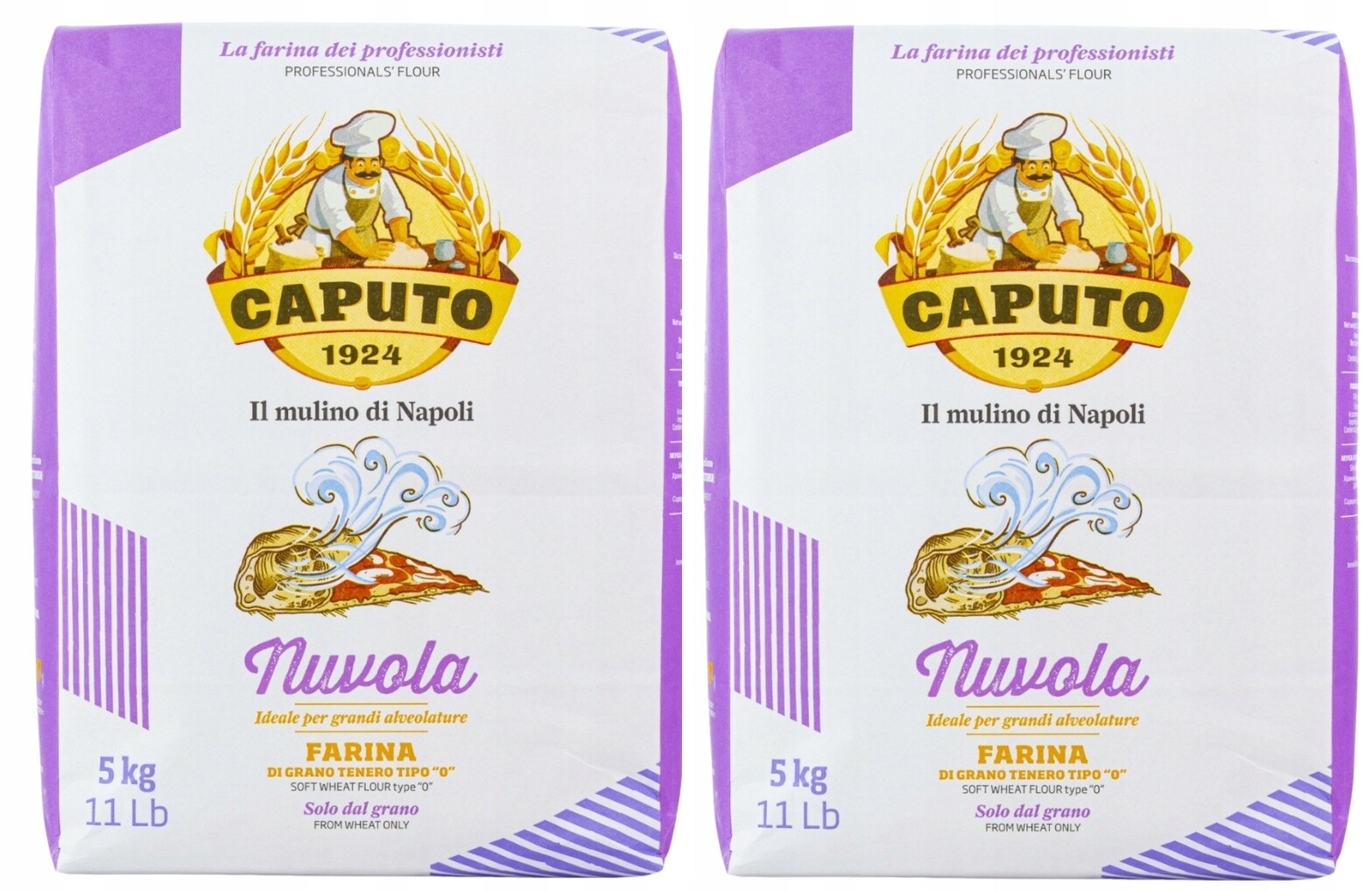 Mouka Caputo Nuvola na pizzu originální italská 2x5 kg celkem 10 kg