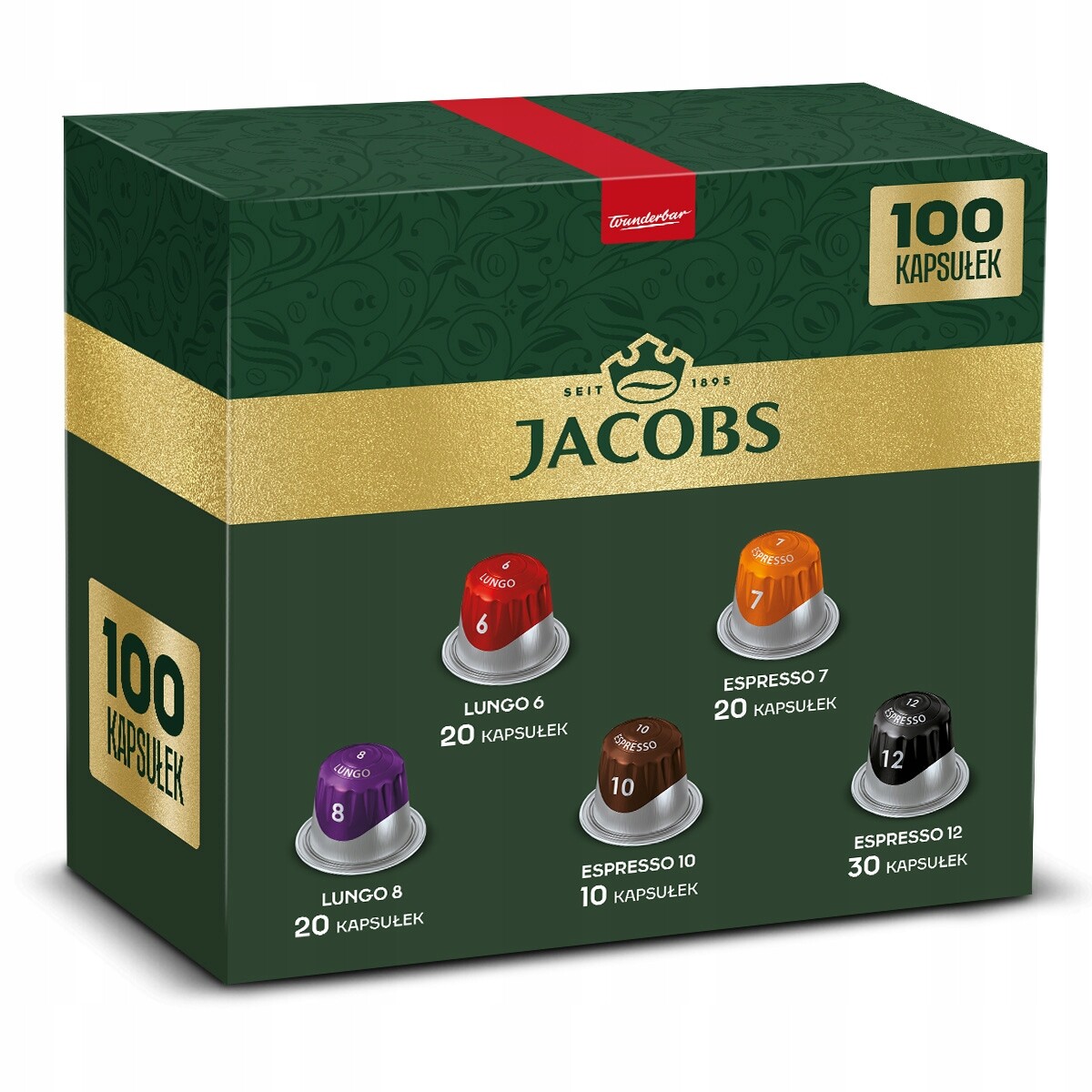 Kapsułki Jacobs do Nespresso(r)* 100 szt zestaw mix 90+10 Zdarma!