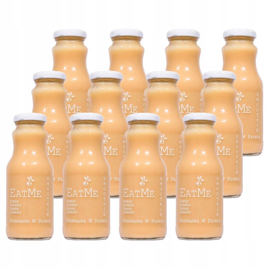 12 x Smoothie kokos ananas banán jablko Eatme Nfc