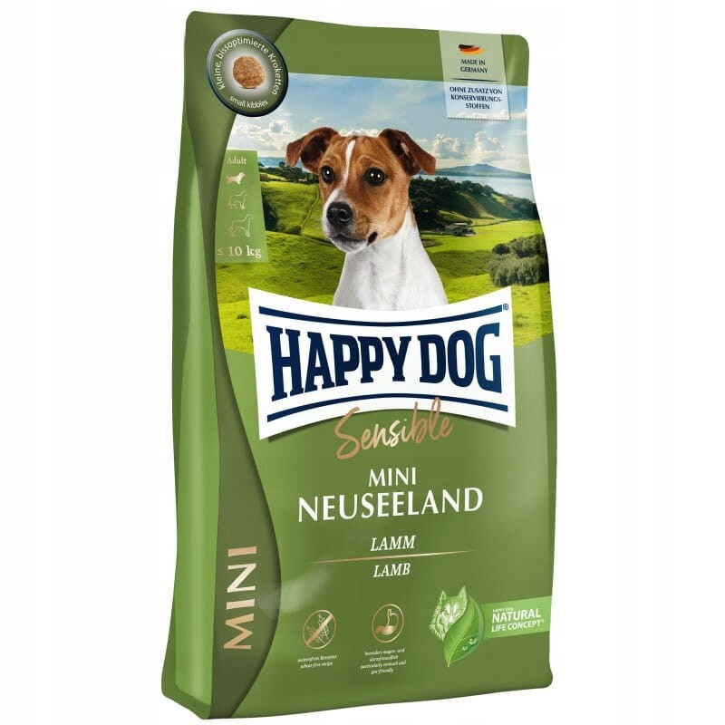 Happy Dog Mini Nový Zéland Jehněčí 4kg