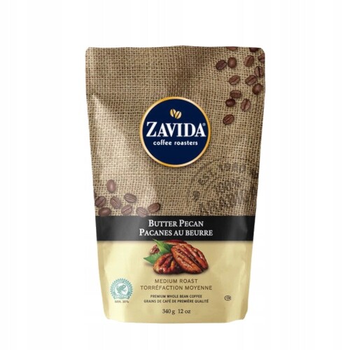 Zavida Butter Pecan 340g káva zrnková ochucená