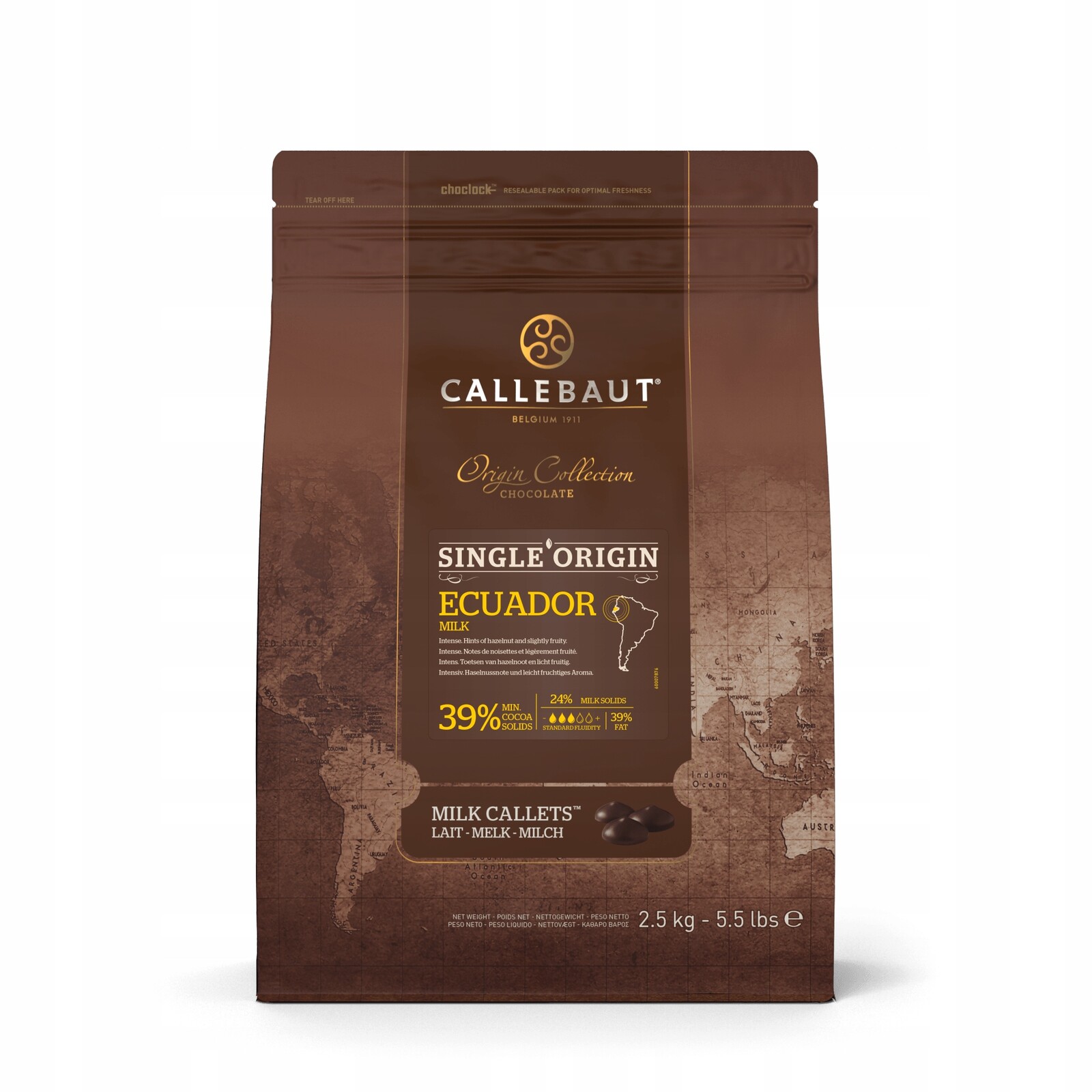 Callebaut čokoláda Origin Ecuador 2,5 kg