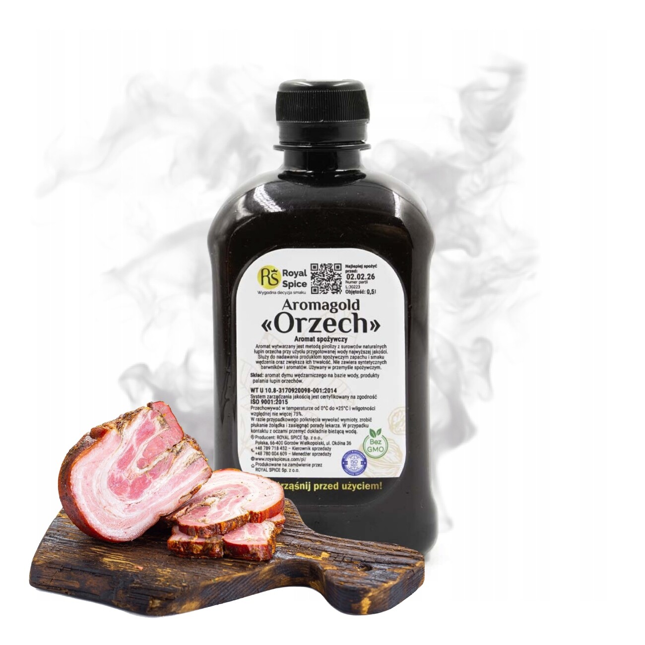 Tekutý Udírenský Kouř, Kouřové Aroma, Ořech, 480 ML, Potravinové Aroma