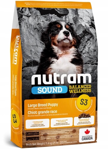 S3 Nutram Sound Puppy Large Breed 11,4kg Holistické štěně velké plemeno