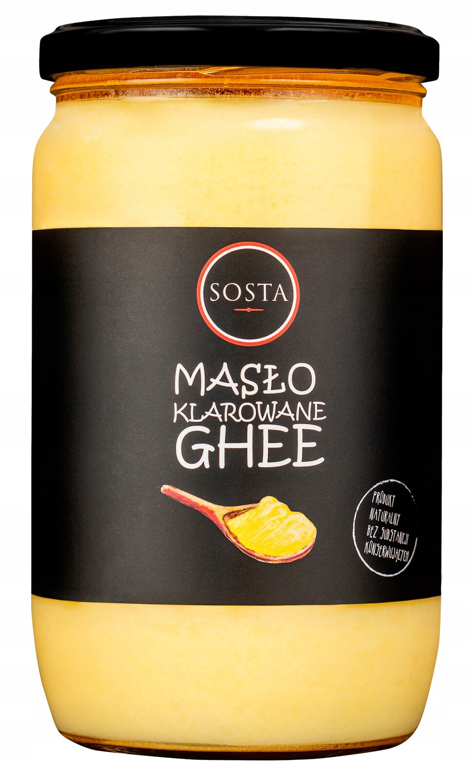 Přepuštěné máslo Ghee 700ml Sosta
