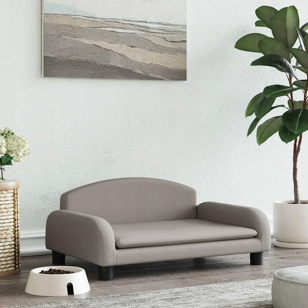 Pelíšek pro psa, taupe, 70x45x30 cm, látka