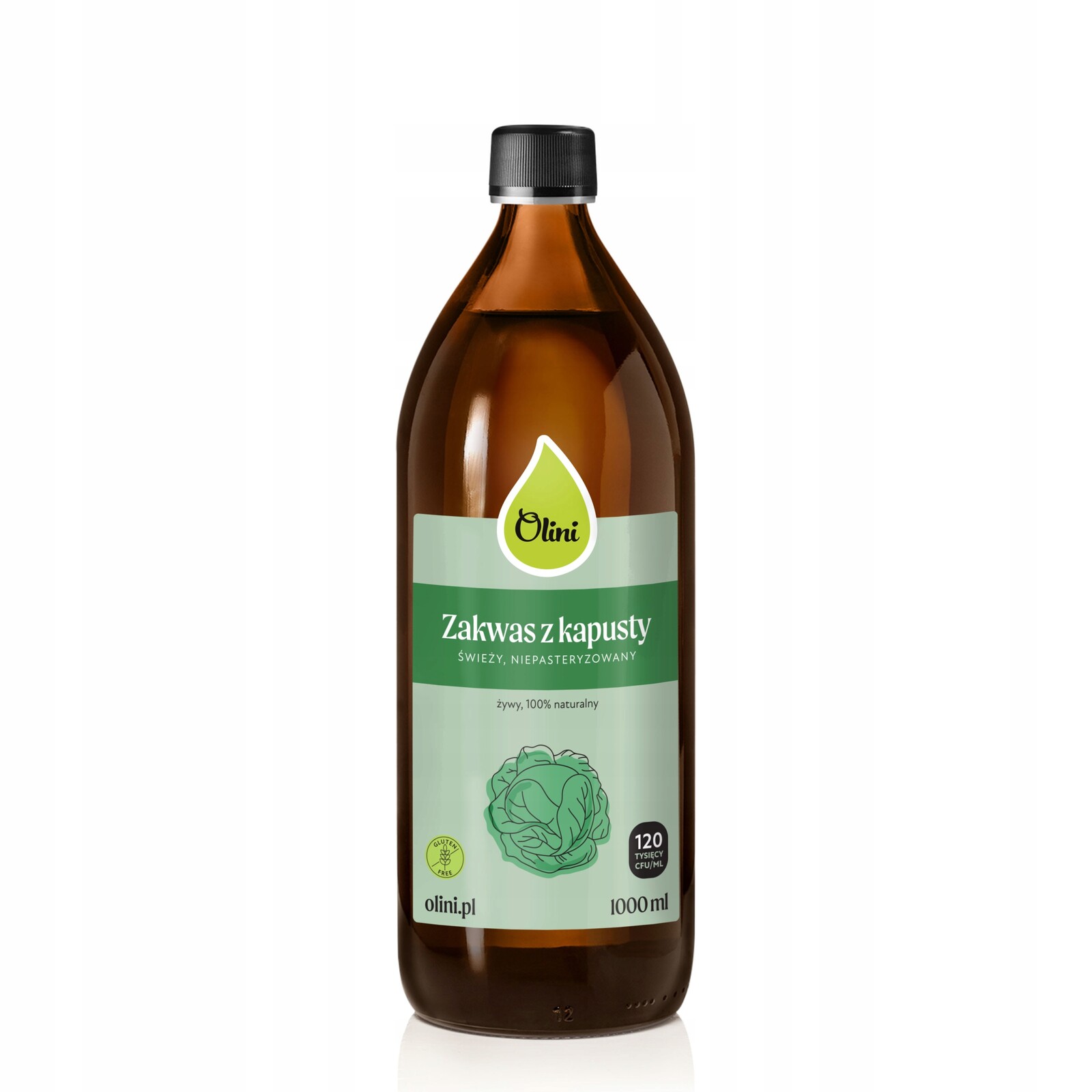 Kvásek ze zelí bohatý na vitamín B a C Olini 1 L