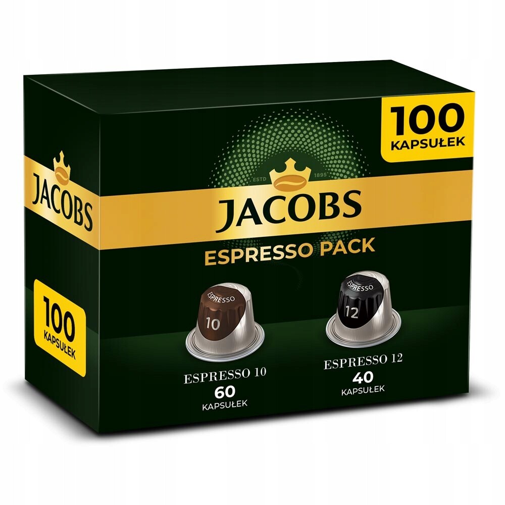 Kapsułki Jacobs Espressopack do Nespresso(r)*, 100 kapslí 90+10 Zdarma!