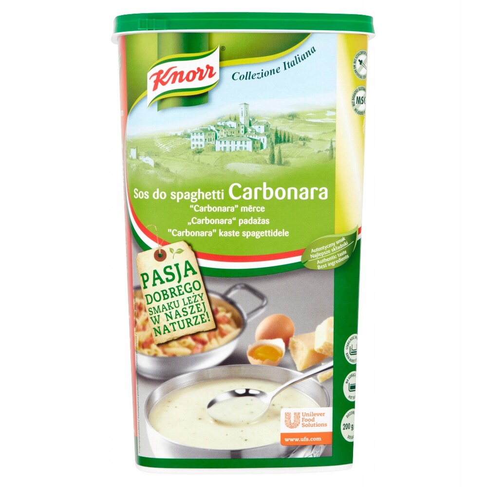 Knorr Omáčka na špagety Carbonara 1 Kg