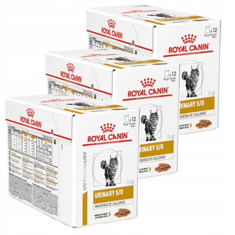 Royal Canin Veterinary Urinary S/o 36x85 g Vlhké Krmivo v omáčce Pro Kočky