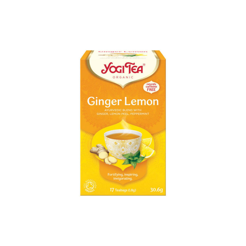 Čaj Zázvor Citrón 17 sáčků 30,6 g BIO YOGI TEA