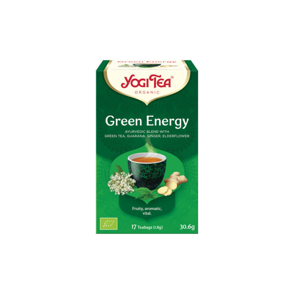 Čaj Zelená energie 17 sáčků 30,6 g BIO   YOGI TEA
