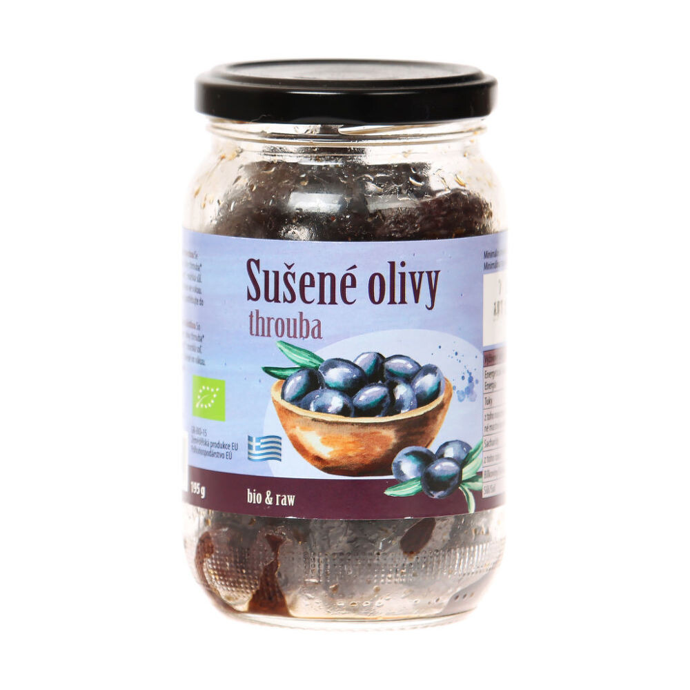 Olivy sušené throuba bez nálevu 195 g BIO   BIO NEBIO