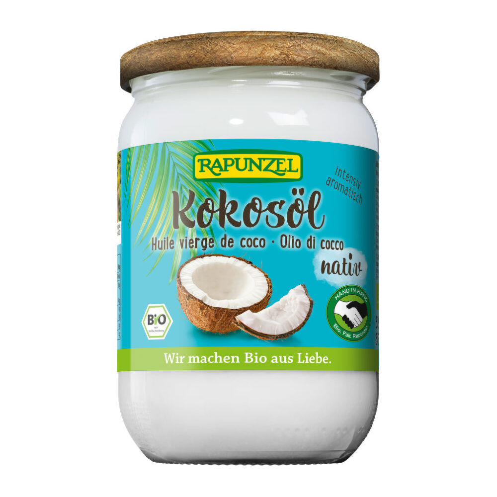 Olej kokosový lisovaný za studena 525 g BIO   RAPUNZEL