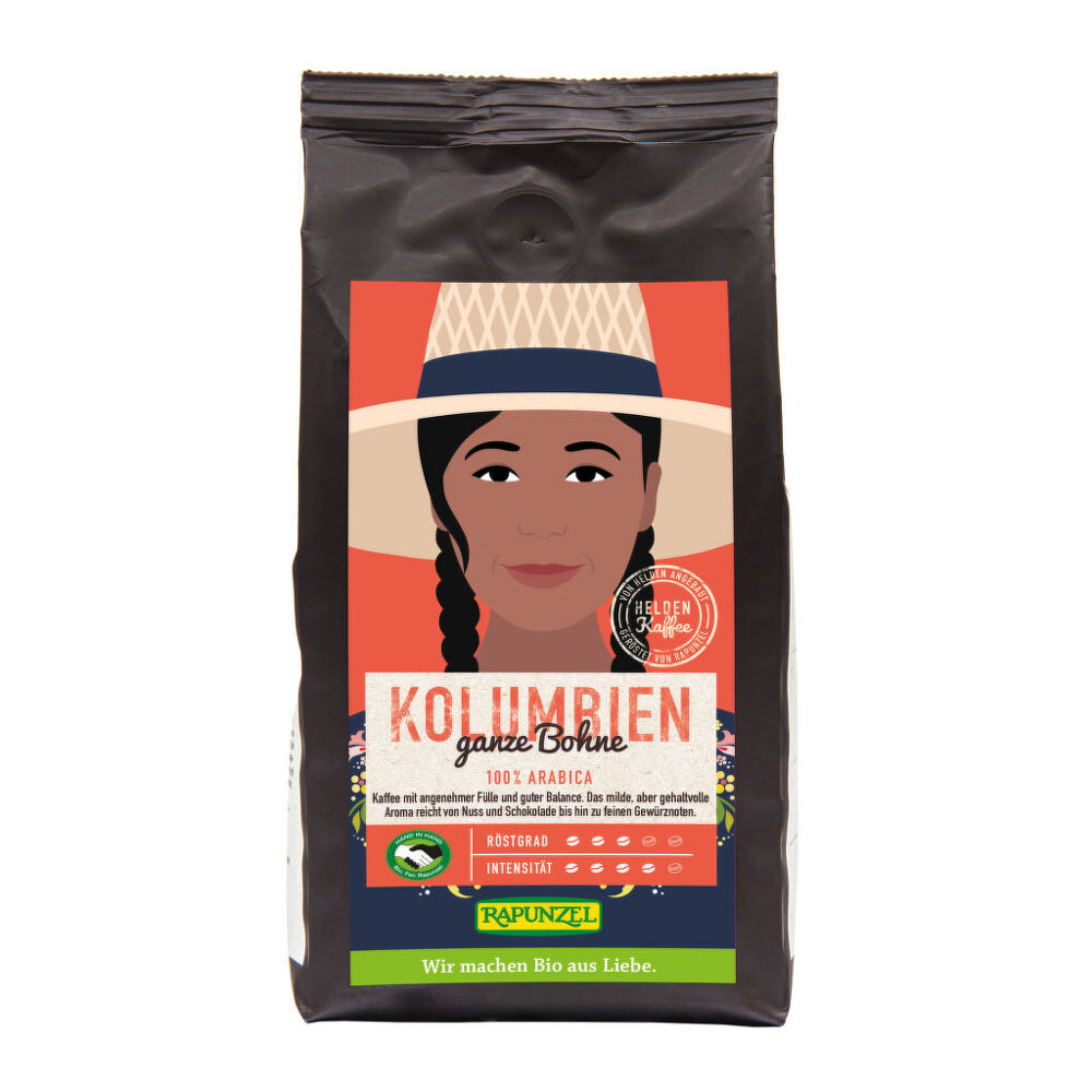 Káva zrnková Kolumbie 250 g BIO   RAPUNZEL