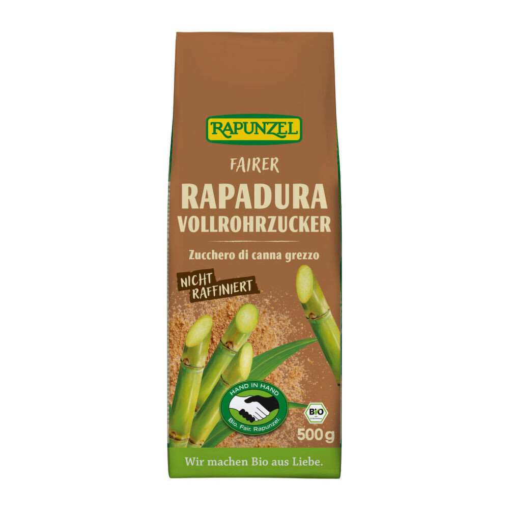 Šťáva třtinová sušená Rapadura 500 g BIO   RAPUNZEL