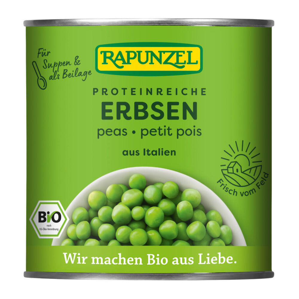 Hrášek sterilovaný 340 g BIO   RAPUNZEL
