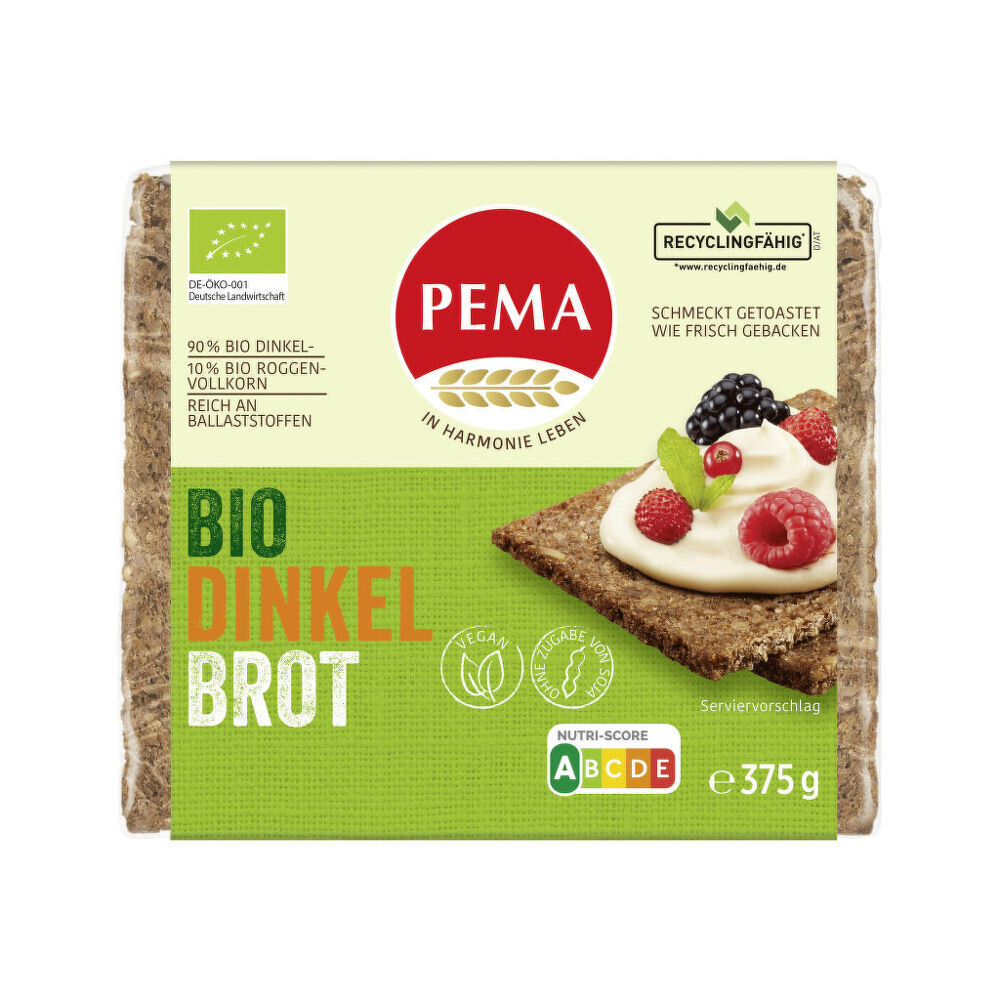 Chléb špaldový 375 g BIO   PEMA