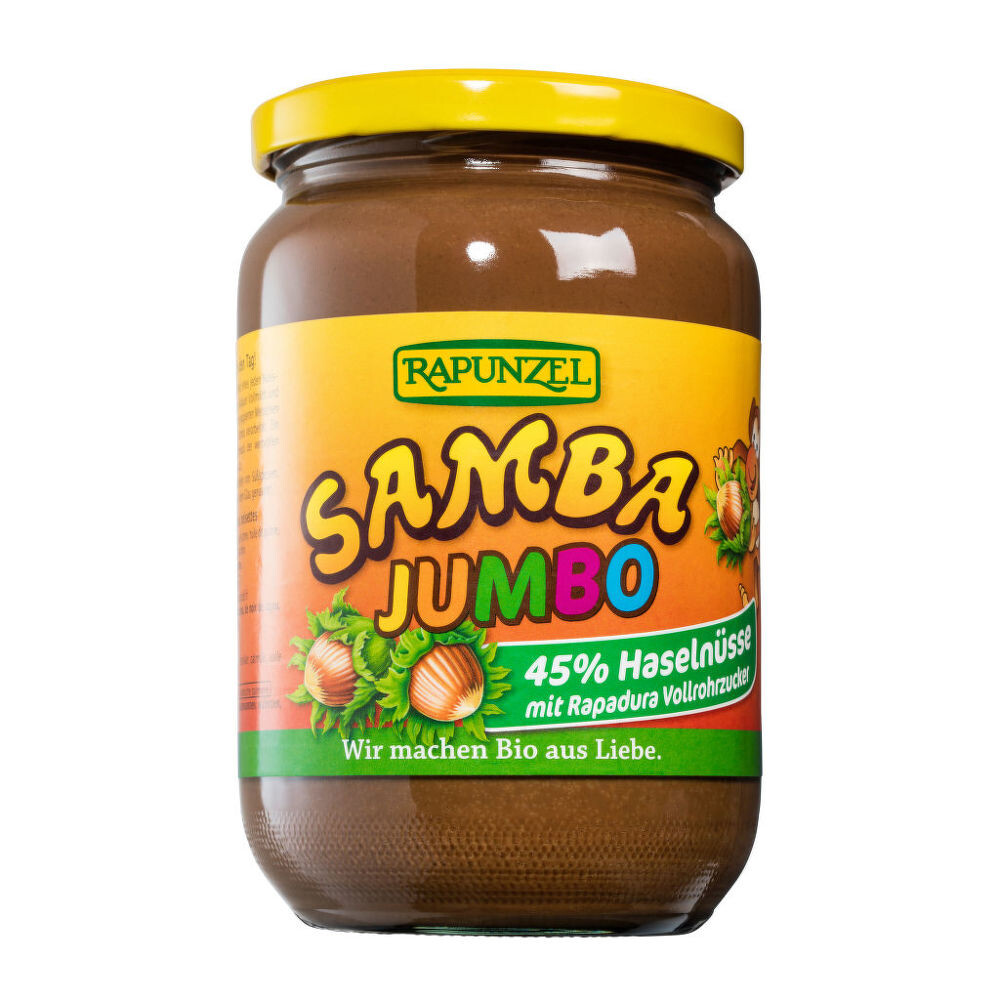Pomazánka oříšková SAMBA jumbo 750 g BIO   RAPUNZEL