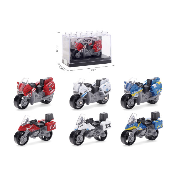 Kovový model motorky 1:64 - více druhů
