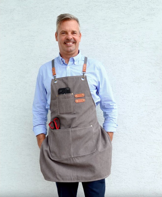 PERFECT HOME Zástěra kuchyňská grilovací 68x75cm  BBQ