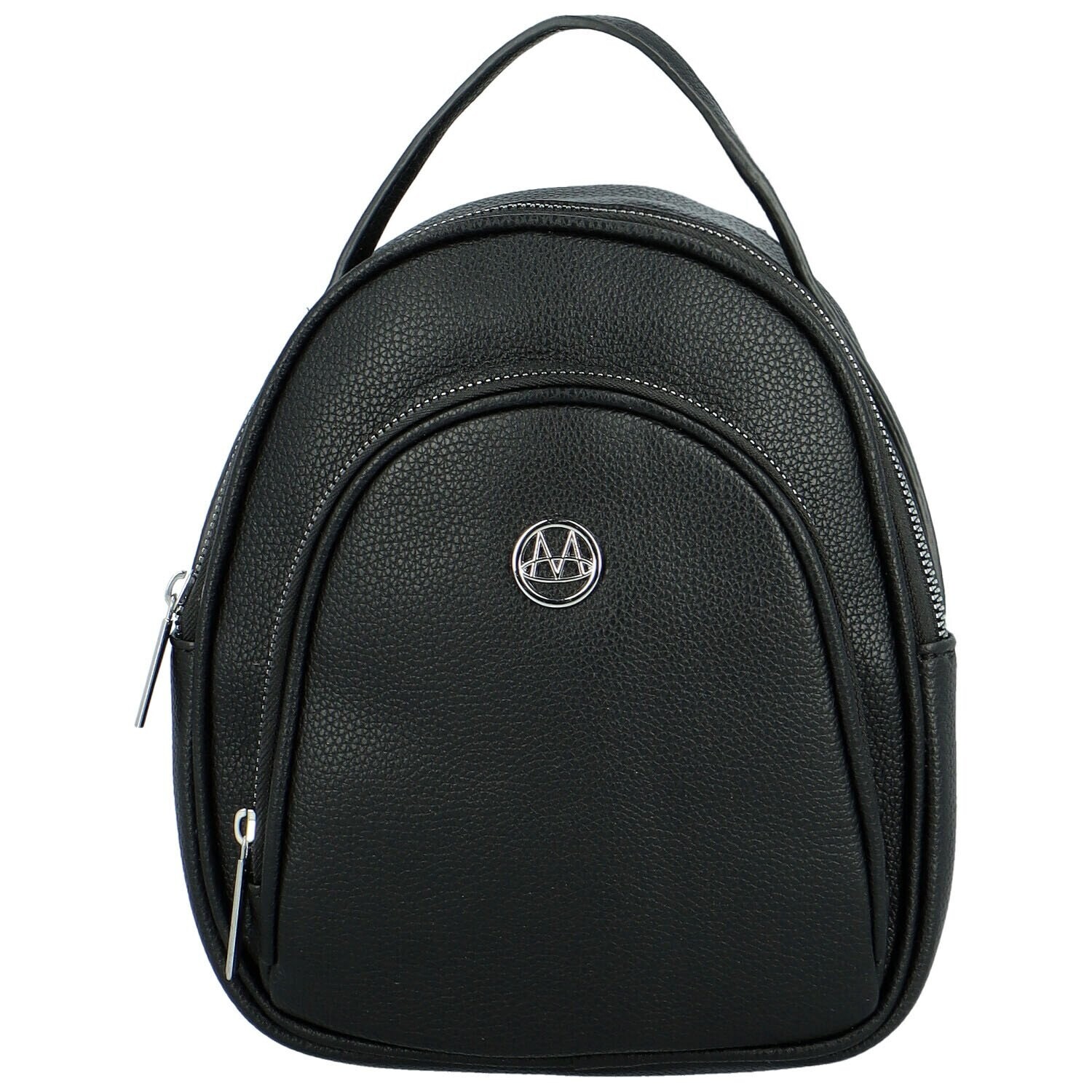 Módní dámský koženkový kabelko-batoh Matias, černý