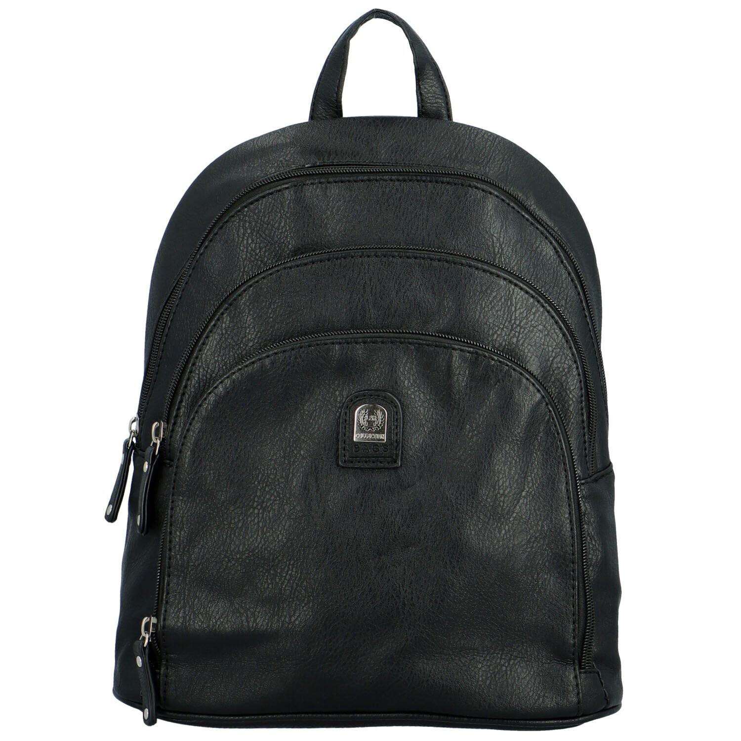 Stylový dámský koženkový batůžek Bennief, černý