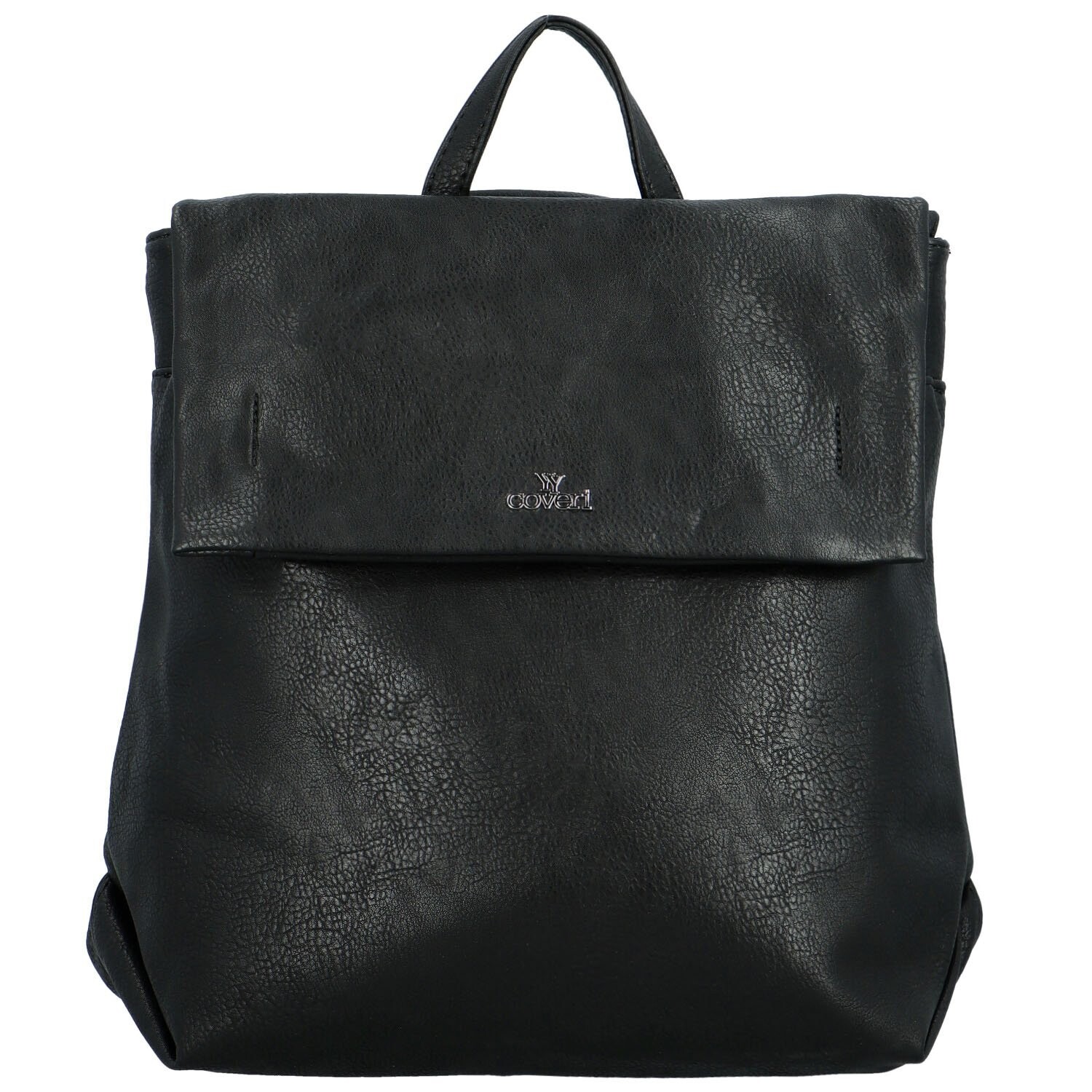 Trendy dámský koženkový kabelko-batoh Prokris, černý