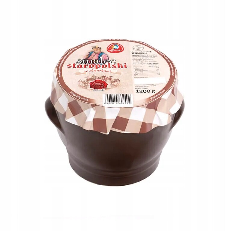 Agro Top Staropolský hrnec na sádlo se škvarky 1200 g