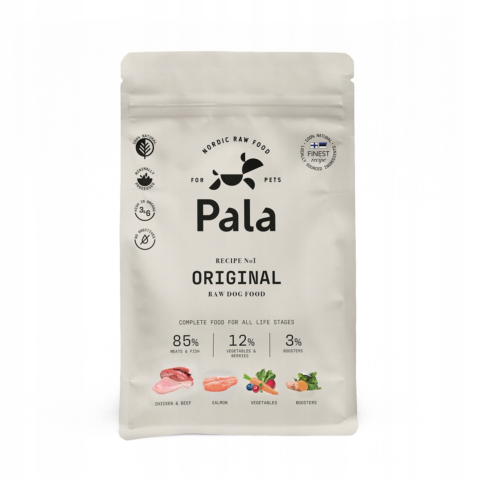 Pala Dog 1 Original Air-Dried Kuře, hovězí, losos 1kg pro Psa