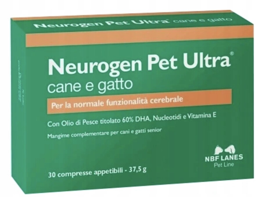 Neurogen Pet Ultra Kočka A Pes 30 Tablet Nbf Lanes Podporuje Nervový Systém