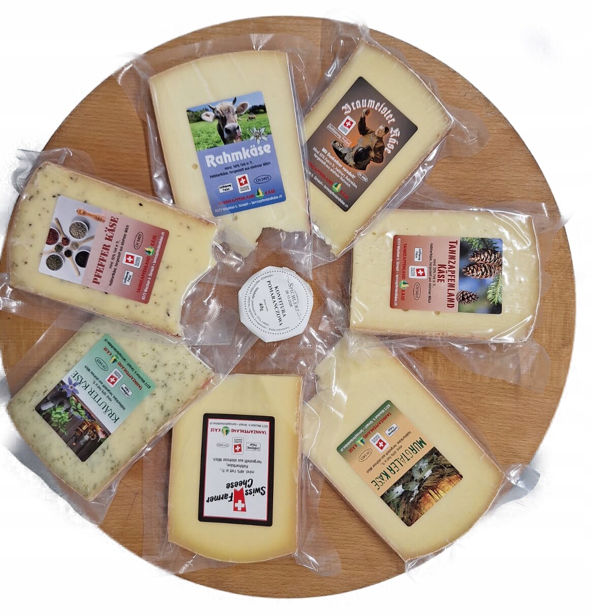 Degustační Set Švýcarských Sýrů (na sýrové prkénko) 1 kg/č..1