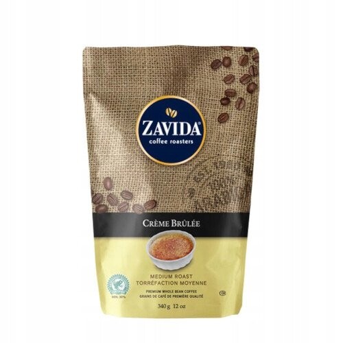 Zavida ochucená káva zrnková Krém Brulee 340g