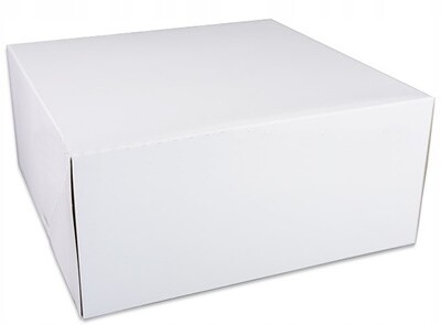 Krabice na dort Kram 18x18x10 cm bílé 180 ks