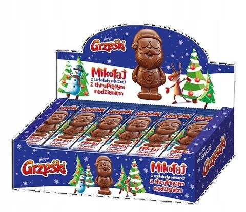 Mikuláš v mléčné čokoládě v křupavé náplni 29 g x 30 kusů