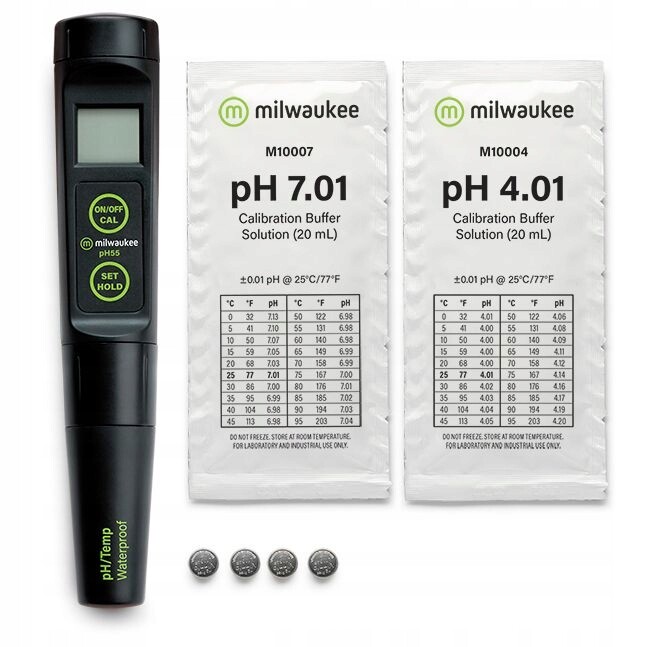 Měřič vody pH °C Milwaukee PH55 kyseloměr roztoku
