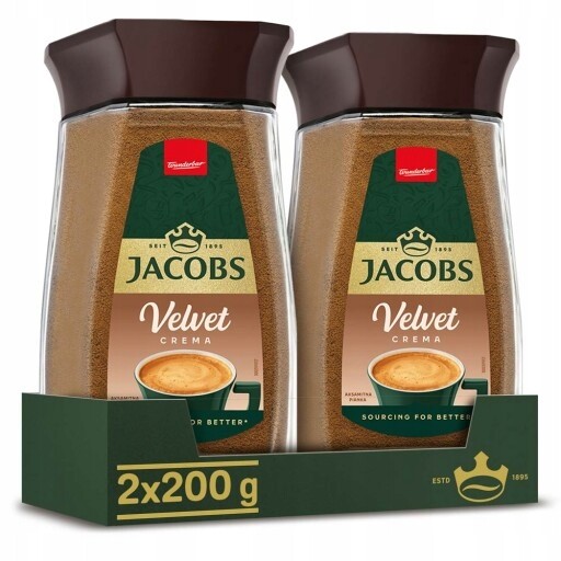 Kawa rozpuszczalna Jacobs Velvet 2x 200g