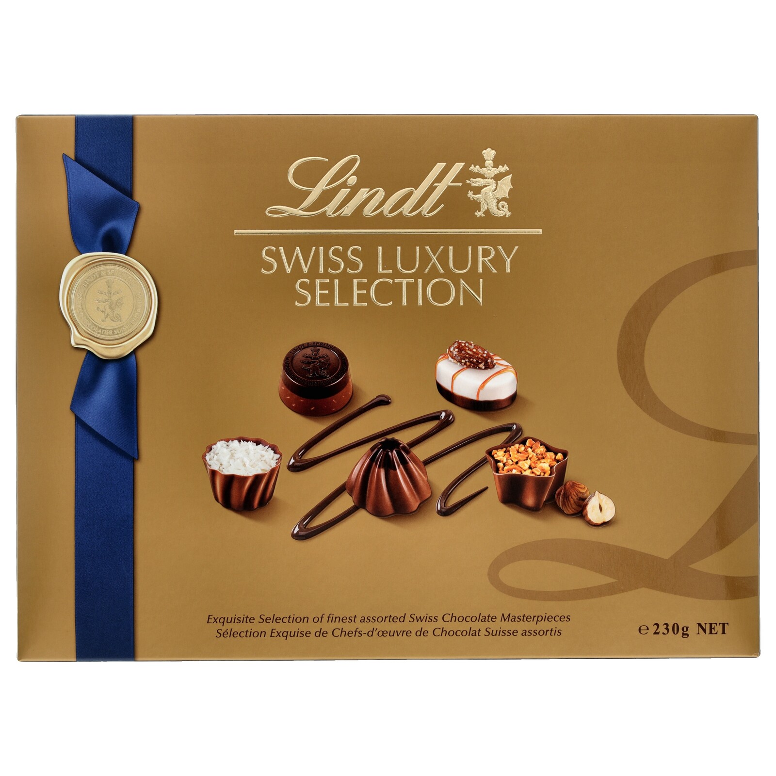 Lindt Swiss Luxury Selection Pralines pralinky bonboniéra 230g