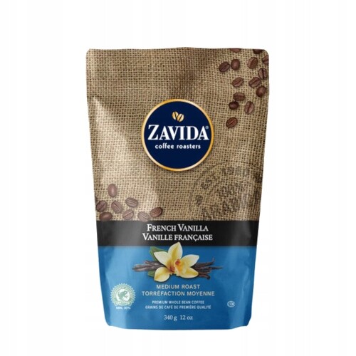 Zavida vanilková káva s příchutí zrnkové kávy 340 g